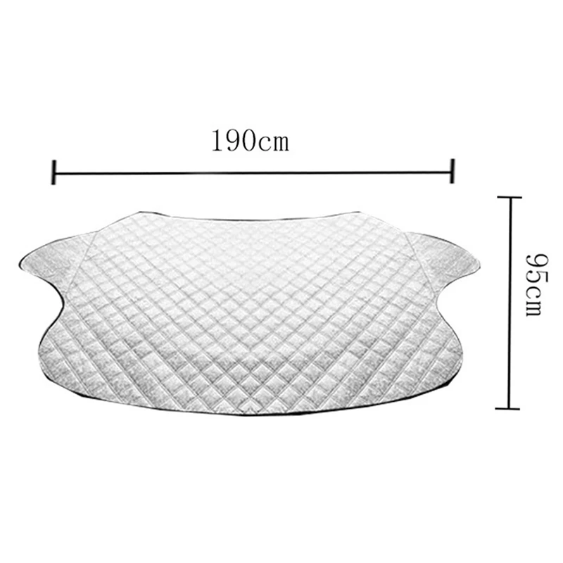 

Car Windscreen Cover Thicken Sunscreen Snow Ice Frost Windscreen Cover Sun Shade Protector 190X95cm