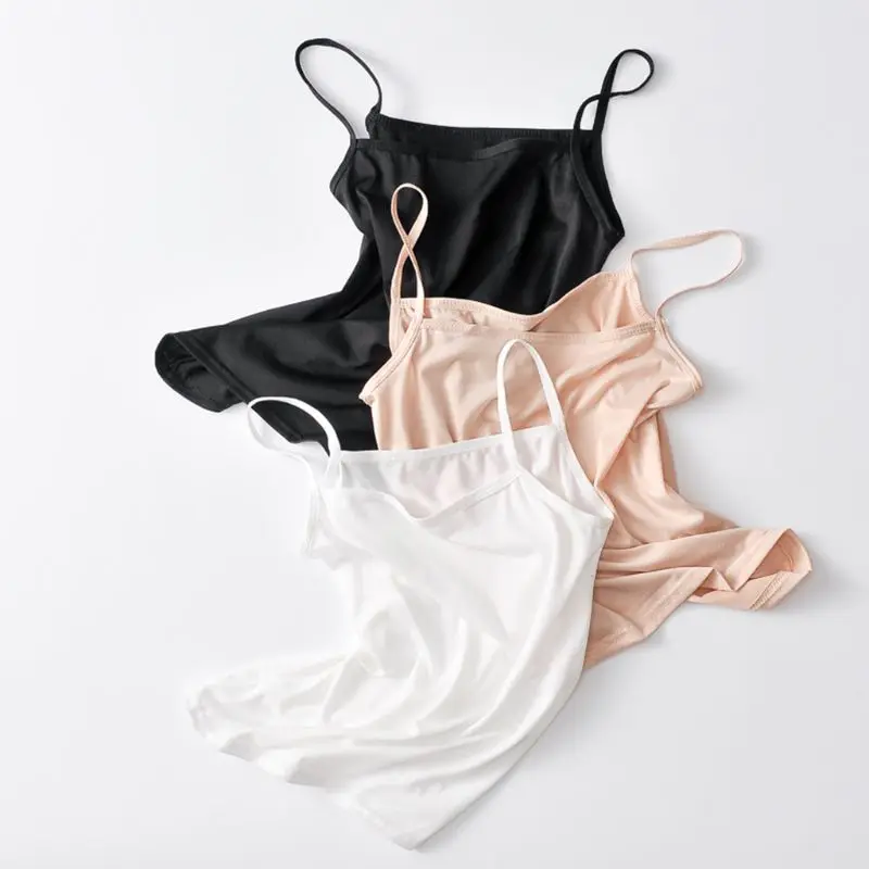 Women Girls Milk Fiber Tank Top Off Shoulder Spaghetti Strap Solid Camisole Vest X3UE
Women Girls Milk Fiber Tank Top Off Shoulder Spaghetti Strap Solid Camisole Vest X3UE