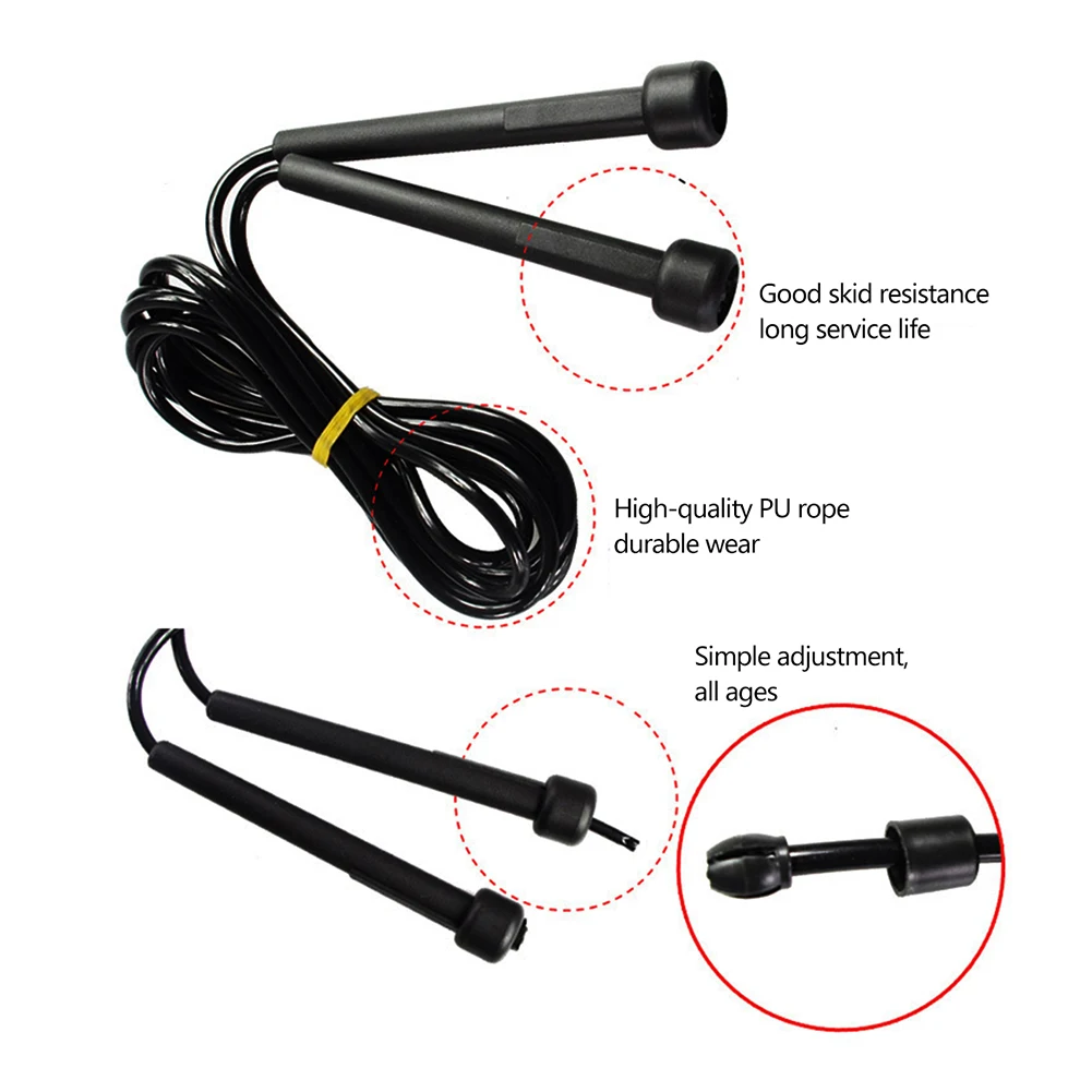 Jump Rope Speed Jump Rope Men'S And Women'S Gym PVC Plastic Jump Rope Adjustable Fitness Equipment Muscle Boxing MMA Training
Jump Rope Speed Jump Rope Men'S And Women'S Gym PVC Plastic Jump Rope Adjustable Fitness Equipment Muscle Boxing MMA Training