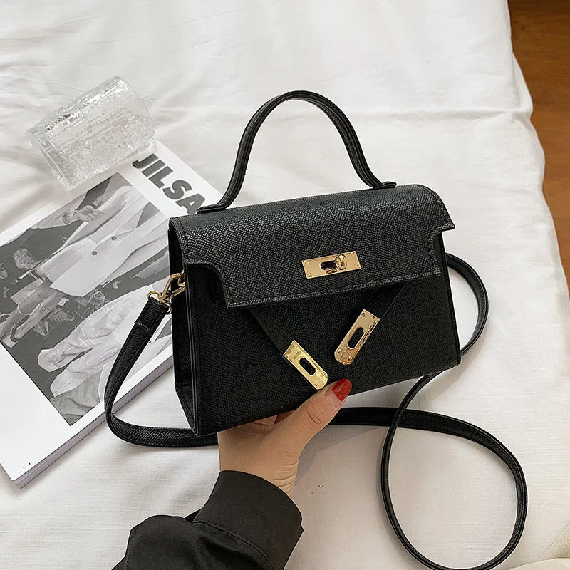 Advanced Sense Lock Square Bag Women's Fashion One Shoulder PU Leather Messenger Bag Portable Kelly Handbag For Women
Advanced Sense Lock Square Bag Women's Fashion One Shoulder PU Leather Messenger Bag Portable Kelly Handbag For Women