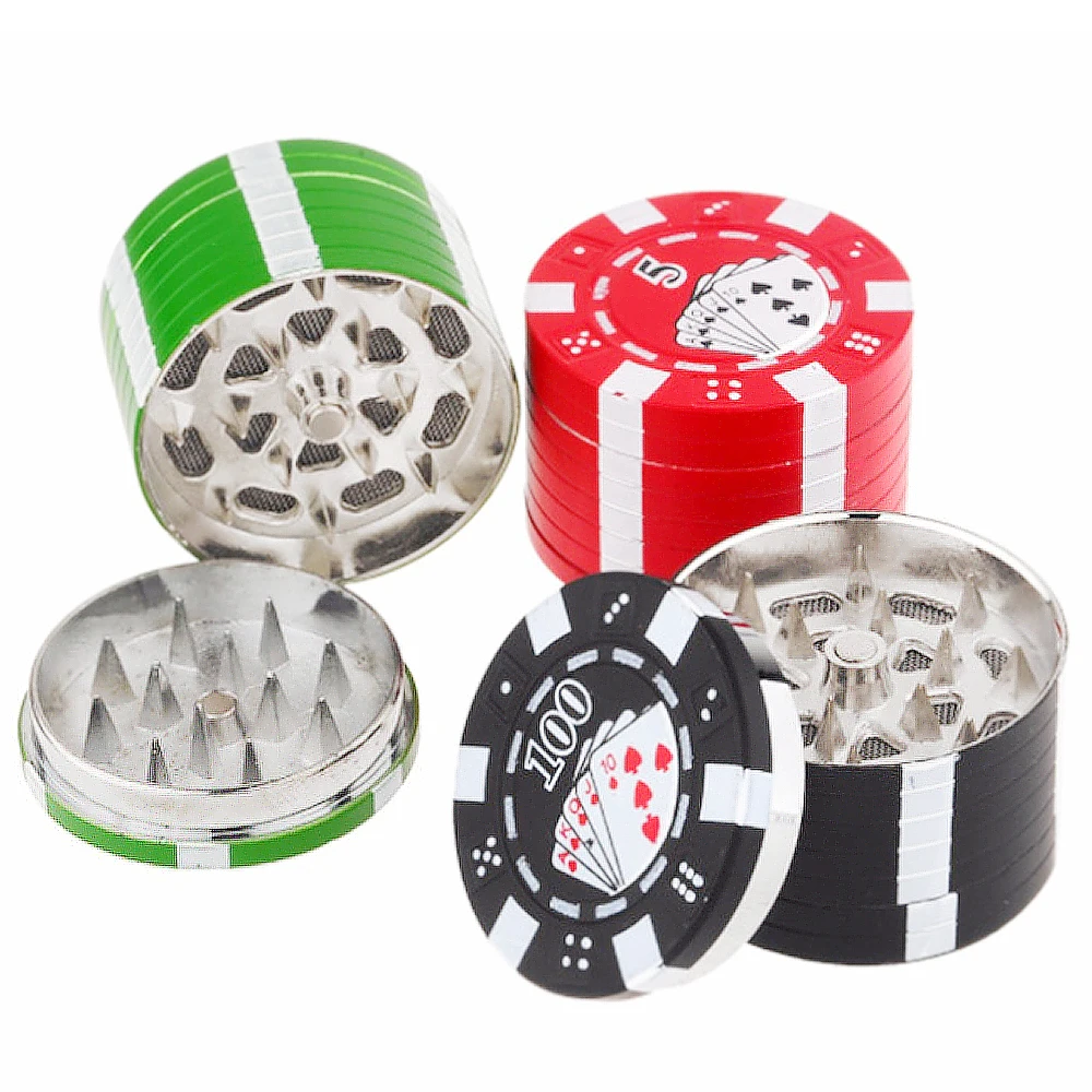 20Pcs Poker Chip Style Metal Smoke Grinders 40mm Herb Tobacco Cigarette Shredder Dry Herb Smoking Grinder Pipe Smoke Accessories
20Pcs Poker Chip Style Metal Smoke Grinders 40mm Herb Tobacco Cigarette Shredder Dry Herb Smoking Grinder Pipe Smoke Accessories