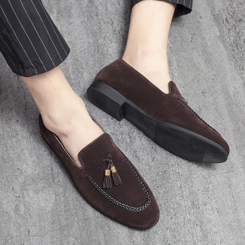 Tassel Oxford Shoes New 2021 High Quality Men's Trend Party Personality Formal Office Business Comfortable Slippers Men
Tassel Oxford Shoes New 2021 High Quality Men's Trend Party Personality Formal Office Business Comfortable Slippers Men