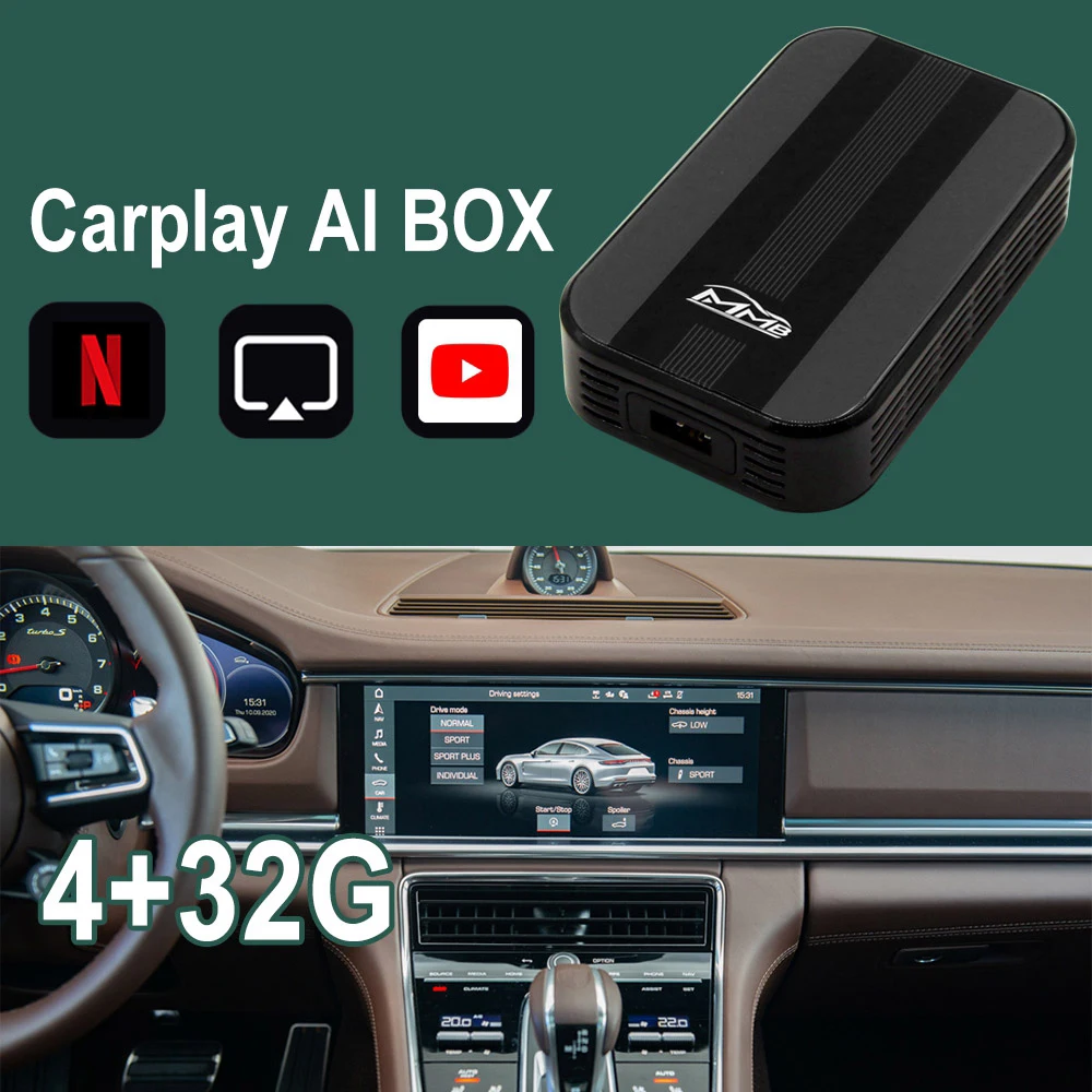 Joyeauto1 Set Car Ai Box Multimedia Player 4+32G Android System Wireless Mirror Link For Carplay Android Auto TV Box
Joyeauto1 Set Car Ai Box Multimedia Player 4+32G Android System Wireless Mirror Link For Carplay Android Auto TV Box