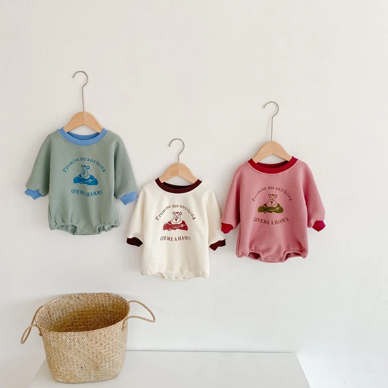 Infant Baby Girl Boy Cotton Warm Romper Winter Cartoon Dog Print Baby Jumpsuit Sibling Outfits Newborn Clothes Roupa Para Bebe
Infant Baby Girl Boy Cotton Warm Romper Winter Cartoon Dog Print Baby Jumpsuit Sibling Outfits Newborn Clothes Roupa Para Bebe