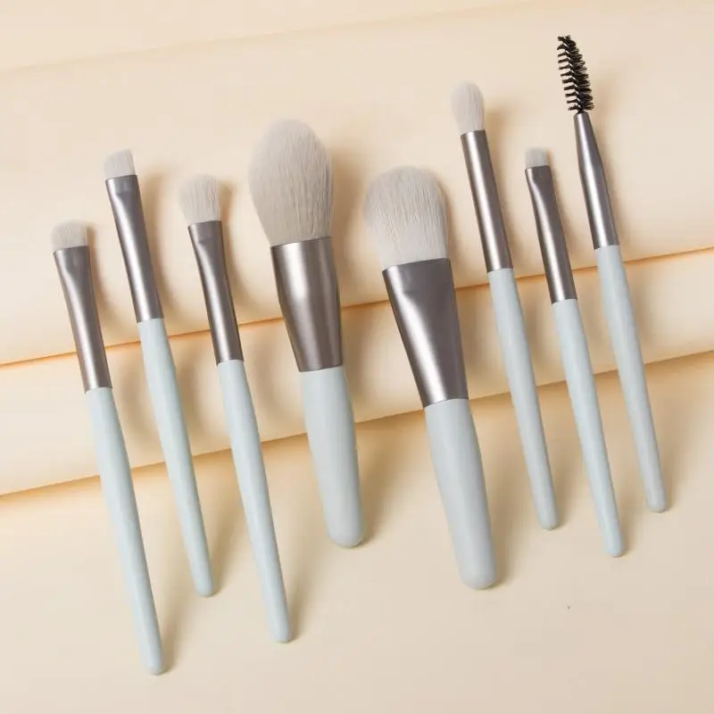8Pcs/Set Mini Makeup Brushes Matte Wooden Handle Portable Soft Hair Makeup Brush Set Cosmetic Powder Foundation Beauty Tools NEW
8Pcs/Set Mini Makeup Brushes Matte Wooden Handle Portable Soft Hair Makeup Brush Set Cosmetic Powder Foundation Beauty Tools NEW
