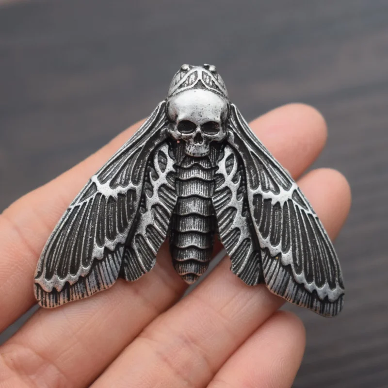 1 шт. брошь с черепом бабочкой Hawkmoth Хэллоуин череп броши в виде крыльев|Броши| |