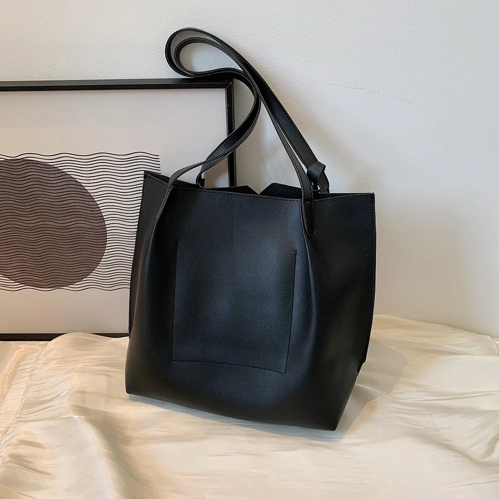 Fashion Women PU Leather Solid Color Shoulder Shopping Bag Ladies Casual Tassel Large Capacity Tote Handbags
Fashion Women PU Leather Solid Color Shoulder Shopping Bag Ladies Casual Tassel Large Capacity Tote Handbags