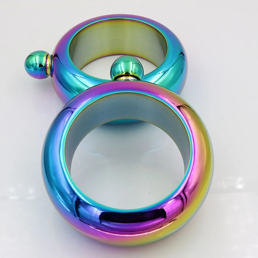 Portable Bracelet With Funnel For Storing Wiskey Alcohol Round Chic Elegant Wine 100ML Whiskey Vodka Alcohol Flagon Drinkware
Portable Bracelet With Funnel For Storing Wiskey Alcohol Round Chic Elegant Wine 100ML Whiskey Vodka Alcohol Flagon Drinkware