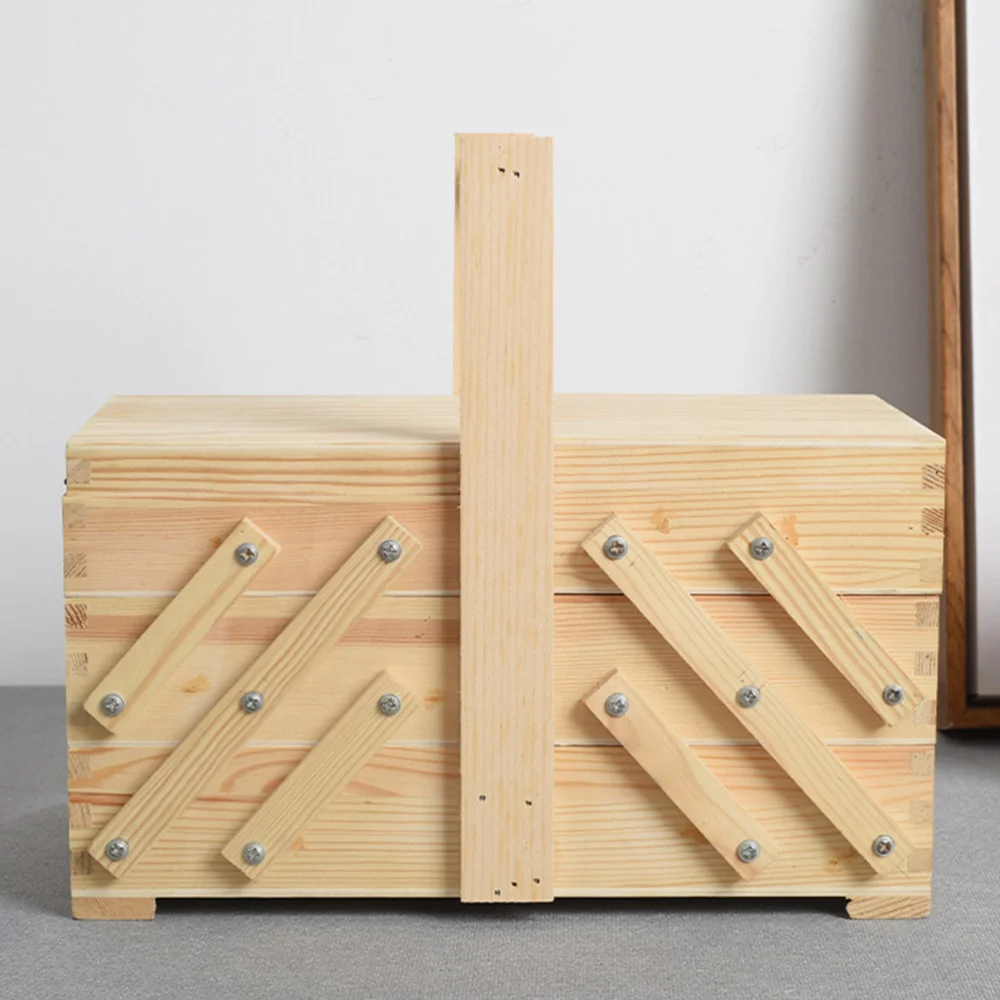 1pc Wooden Sewing Box Jewelry Storage Box Cosmetics Case Organizer for Home
1pc Wooden Sewing Box Jewelry Storage Box Cosmetics Case Organizer for Home