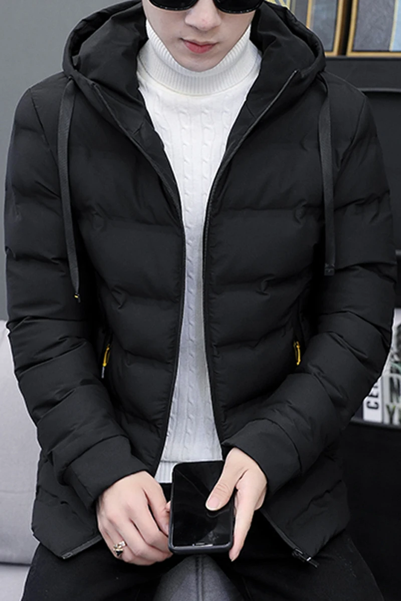 Men's pure color parka coat 2021 Korean style trend coat thick warm cotton winter men's puffer jacket men's hooded jacket 5XL
Men's pure color parka coat 2021 Korean style trend coat thick warm cotton winter men's puffer jacket men's hooded jacket 5XL