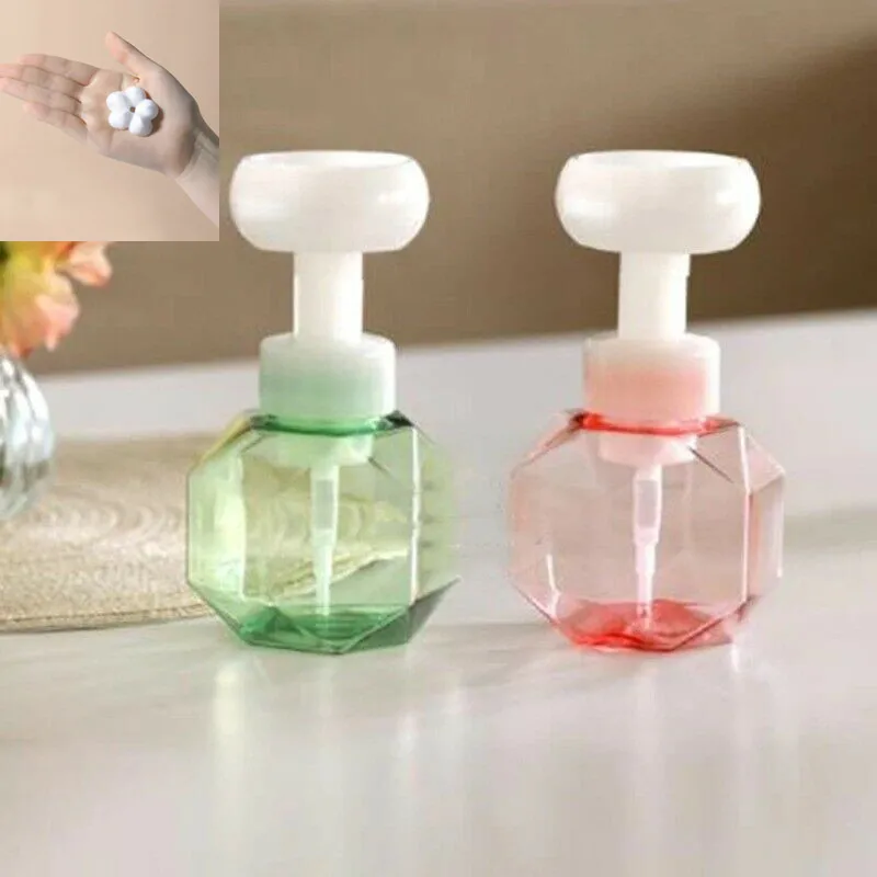 300ml Flower Foam Bottle Refillable Bathroom Hand Soap Shampoo Cosmetic Empty Liquid Container Travel Transparent Split Bottling
300ml Flower Foam Bottle Refillable Bathroom Hand Soap Shampoo Cosmetic Empty Liquid Container Travel Transparent Split Bottling