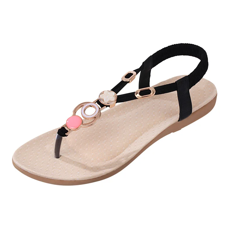 2020 Summer Women's Flip Flops Flat Gladiator Sandals Casual Bohemia Diamond Sandals Women Travel Seaside Sandals Beach Shoes
2020 Summer Women's Flip Flops Flat Gladiator Sandals Casual Bohemia Diamond Sandals Women Travel Seaside Sandals Beach Shoes