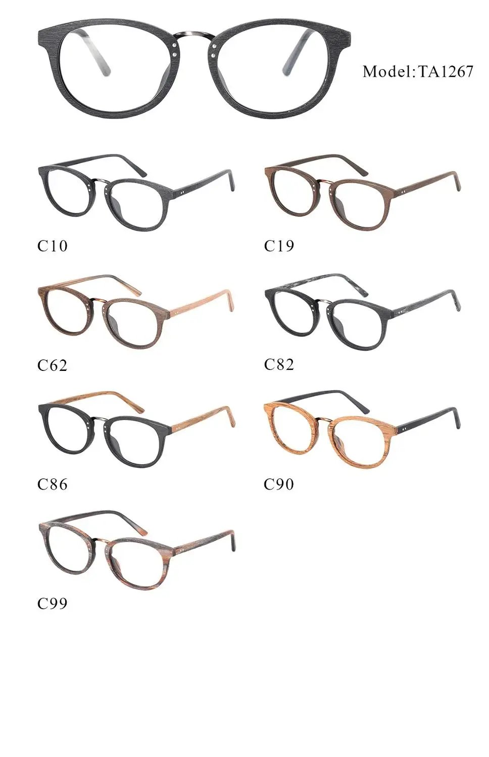 LONSY Vintage Acetate Wood Optical Frames Women Glasses Frame For Prescription Eyewear TA1267
LONSY Vintage Acetate Wood Optical Frames Women Glasses Frame For Prescription Eyewear TA1267