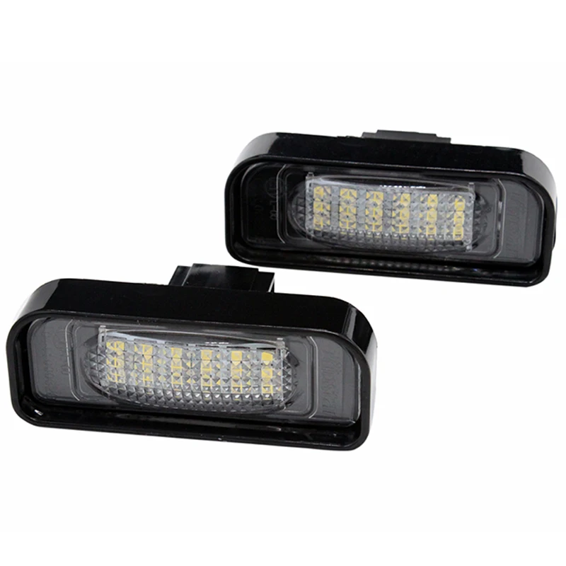 

2Pcs/Set License Plate Light For Benz W220 99-05(S-class) W220 AMG LED Light For Car License Number Plate Light Lamp