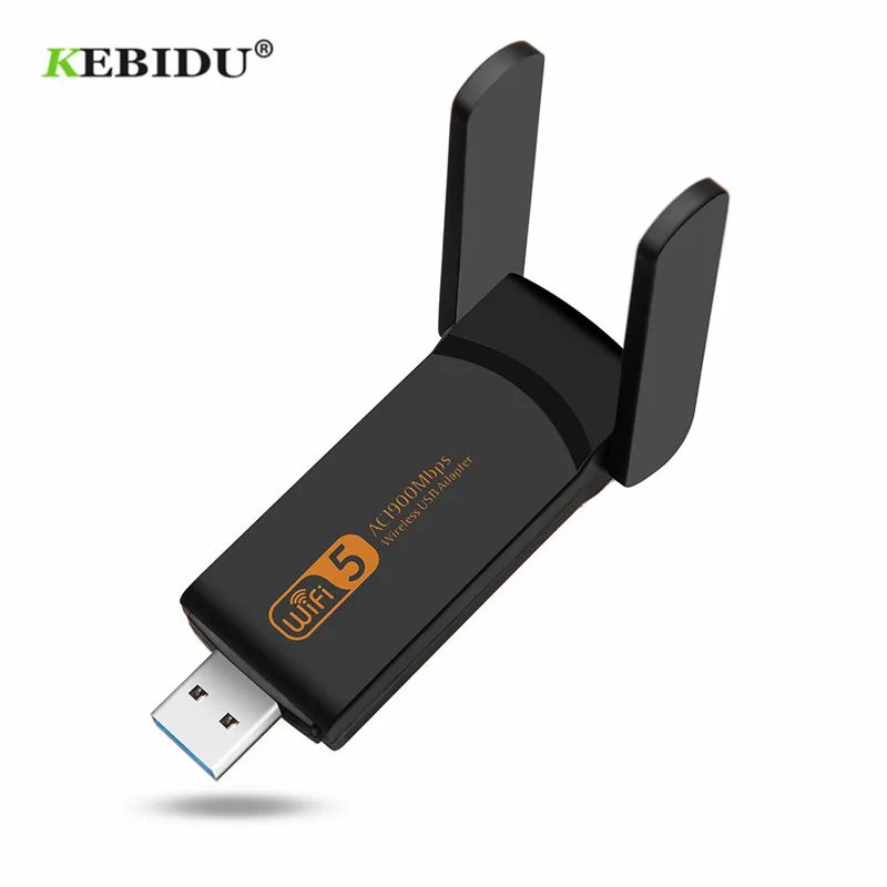 KEBIDU usb wifi adapter 1900mbps Dual Band 802.11ac/b/g/n 2.4Ghz + 5.8Ghz wi-fi dongle computer AC Network Card USB 3.0 antenna
KEBIDU usb wifi adapter 1900mbps Dual Band 802.11ac/b/g/n 2.4Ghz + 5.8Ghz wi-fi dongle computer AC Network Card USB 3.0 antenna