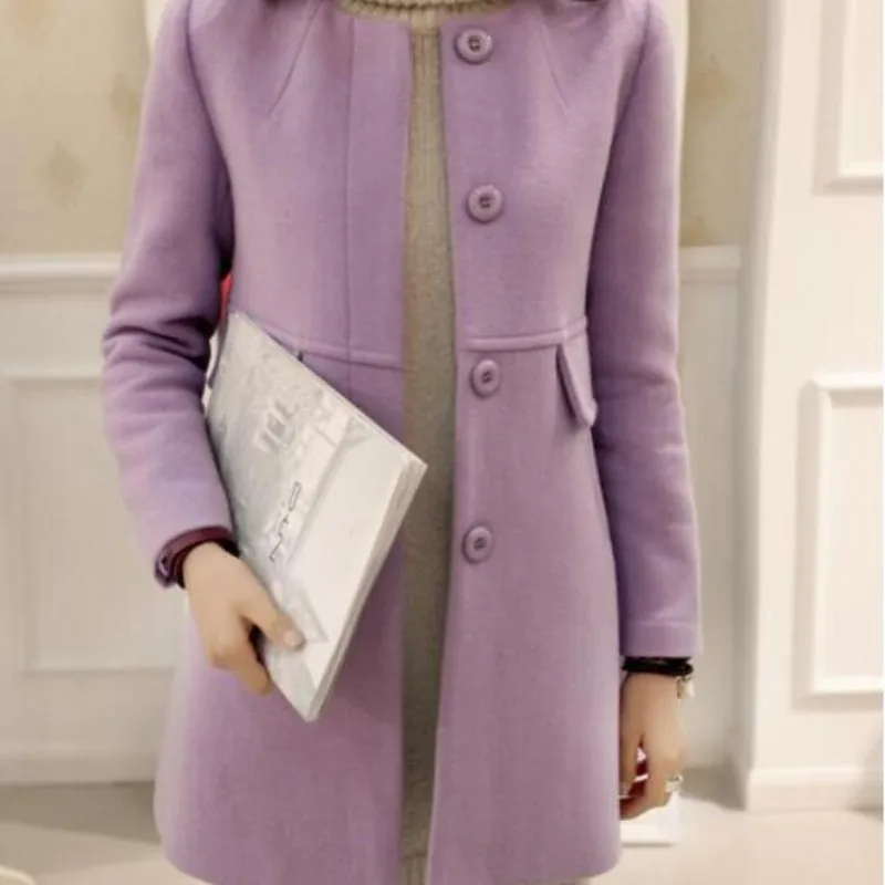 New Arrival Spring Womens Woolen Trench Female Sleeved Long Coat Jacket Slim Fit Fashion Wool Blend Outwear Size S-3xl
New Arrival Spring Womens Woolen Trench Female Sleeved Long Coat Jacket Slim Fit Fashion Wool Blend Outwear Size S-3xl