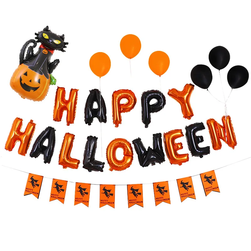Happyhalloween Halloween Alphabet Aluminum Film Balloon Set Pumpkin Spider Toy Balloon
Happyhalloween Halloween Alphabet Aluminum Film Balloon Set Pumpkin Spider Toy Balloon