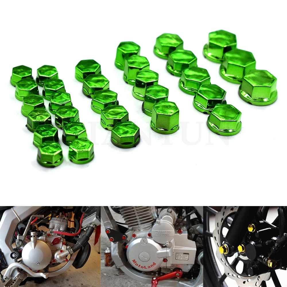 30 PCS screw caps Motorcycle Accessories Electroplated Decorative Screw Cap Direct Fit for kawasaki suzuki honda yamaha KTM BMW
30 PCS screw caps Motorcycle Accessories Electroplated Decorative Screw Cap Direct Fit for kawasaki suzuki honda yamaha KTM BMW