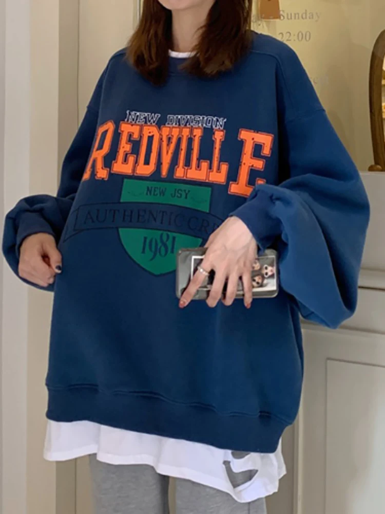 Fake Two Piece Sweatshirt Women's Autumn And Winter Loose Medium Length Thick Top
Fake Two Piece Sweatshirt Women's Autumn And Winter Loose Medium Length Thick Top