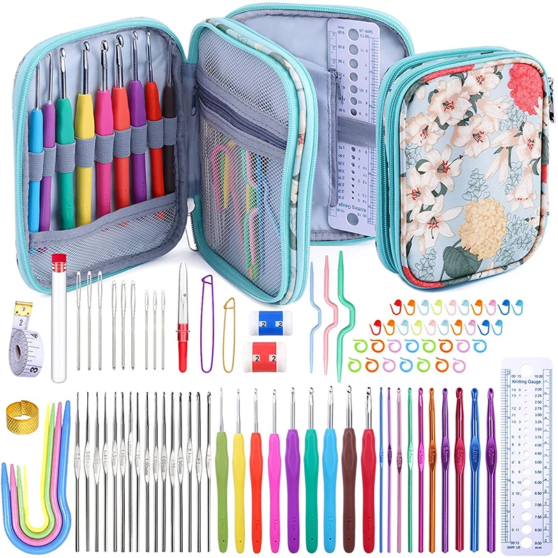 Imzay 96 Crochet Hooks Suit With Knitting Needles Storage Box Knitting Crochet Accessories DIY Weaving Tool SuitableFor Beginner
Imzay 96 Crochet Hooks Suit With Knitting Needles Storage Box Knitting Crochet Accessories DIY Weaving Tool SuitableFor Beginner