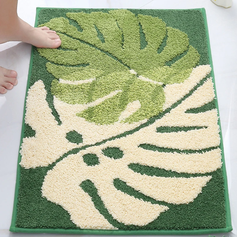 Bedroom Mat Leaves Pattern Doormat Anti-Slip Washable Carpets For Living Room Washroom Kitchen Door Rug Jacquard Mats Home Decor
Bedroom Mat Leaves Pattern Doormat Anti-Slip Washable Carpets For Living Room Washroom Kitchen Door Rug Jacquard Mats Home Decor