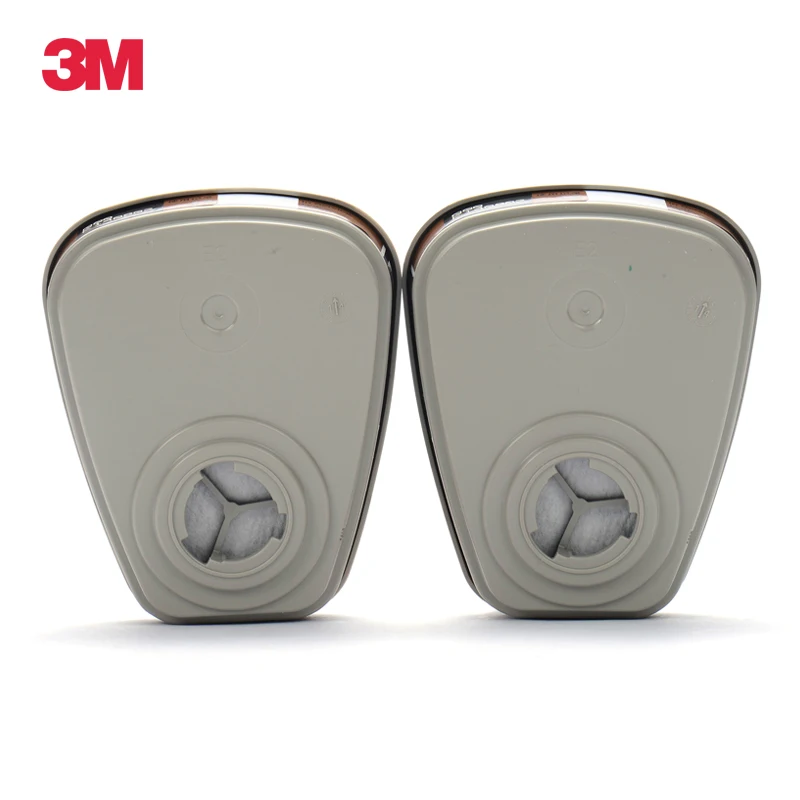 3M картридж с фильтром активированным углем 6001/6003/6006 многогазовый защитный