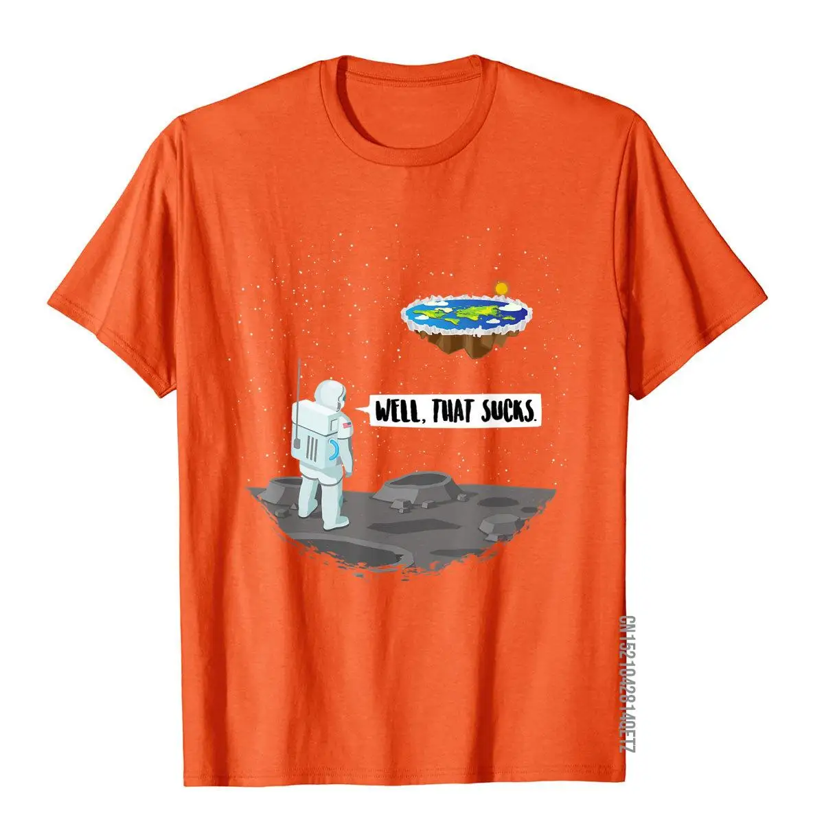 Забавные Мужские футболки в стиле ретро с изображением астронавта и земли