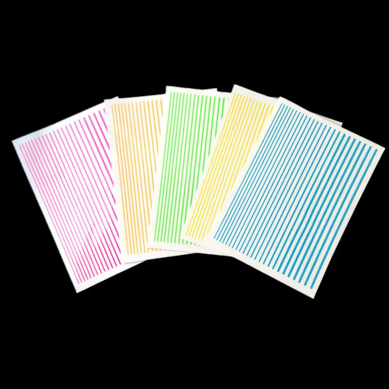 Neon Curve Nail Art Decal Stickers 3D Stripe Lines Striping Tape Nail Art Stickers Self Adhesive Laser Manicure Decoration
Neon Curve Nail Art Decal Stickers 3D Stripe Lines Striping Tape Nail Art Stickers Self Adhesive Laser Manicure Decoration