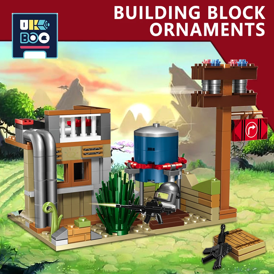 UKBOO 249PCS Military Battlefield Scenes Game Building Block Chemical Factory Army Figures Bricks Construction Toys for Children
UKBOO 249PCS Military Battlefield Scenes Game Building Block Chemical Factory Army Figures Bricks Construction Toys for Children