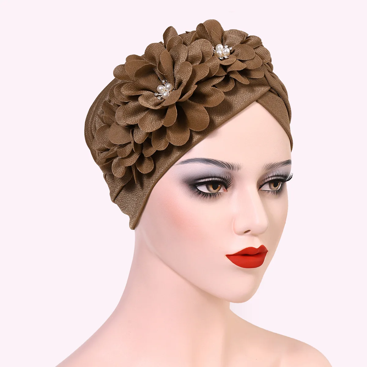 Fashion Women Flowers Pleated Turban Caps Muslim Elastic Diamonds Pearls Inner Hijabs Ready to Wear Islam Bonnet Indian Cap
Fashion Women Flowers Pleated Turban Caps Muslim Elastic Diamonds Pearls Inner Hijabs Ready to Wear Islam Bonnet Indian Cap
