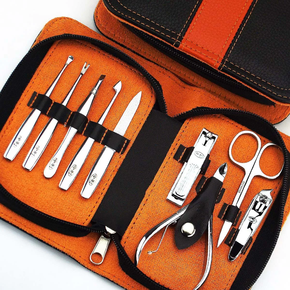 9-in-1 Mans Womens Stainless Steel Toe Acrylic Nail Art Clipper And Trimmer Set Cutter Pedicure Manicure Kit Wholesale
9-in-1 Mans Womens Stainless Steel Toe Acrylic Nail Art Clipper And Trimmer Set Cutter Pedicure Manicure Kit Wholesale