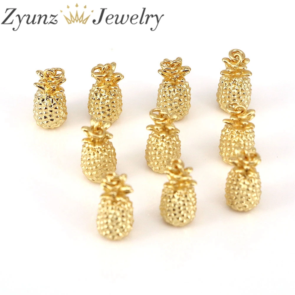 20PCS, Gold Plated Cute Pineapple Pendant,Pineapple Charm,Gold Fruit Pendant,DIY Jewelry Supply
20PCS, Gold Plated Cute Pineapple Pendant,Pineapple Charm,Gold Fruit Pendant,DIY Jewelry Supply
