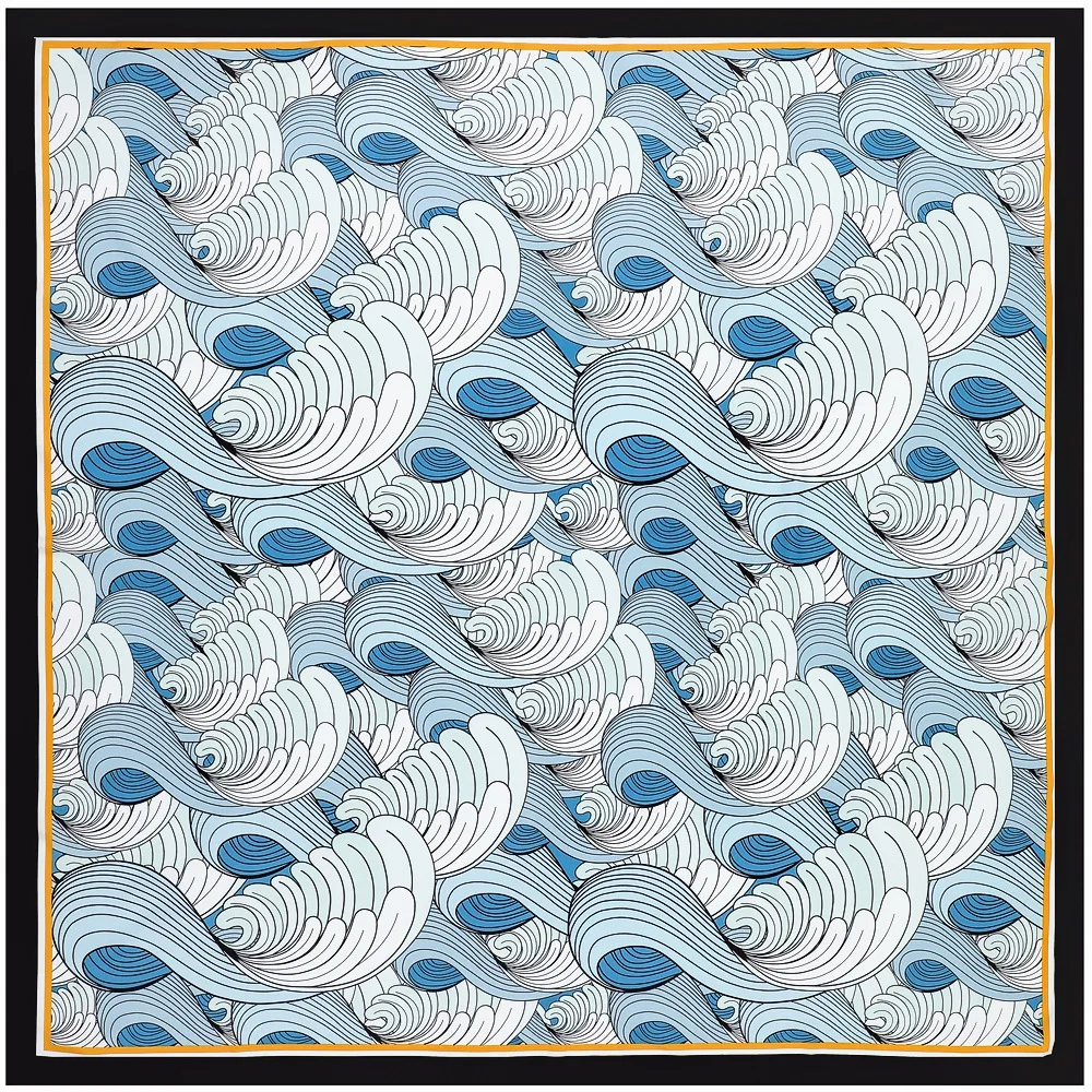 130cm Sea Wave Ladies Twill Decorative Scarf Silk Scarf Travel Sunscreen Shawl Spot Large Square Scarf Muffler Luxury Brand
130cm Sea Wave Ladies Twill Decorative Scarf Silk Scarf Travel Sunscreen Shawl Spot Large Square Scarf Muffler Luxury Brand