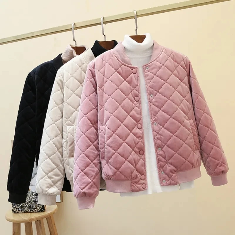 Winter new cotton-padded jacket ladies student Korean casual down cotton-padded jacket short lightweight gold velvet jacket 588
Winter new cotton-padded jacket ladies student Korean casual down cotton-padded jacket short lightweight gold velvet jacket 588