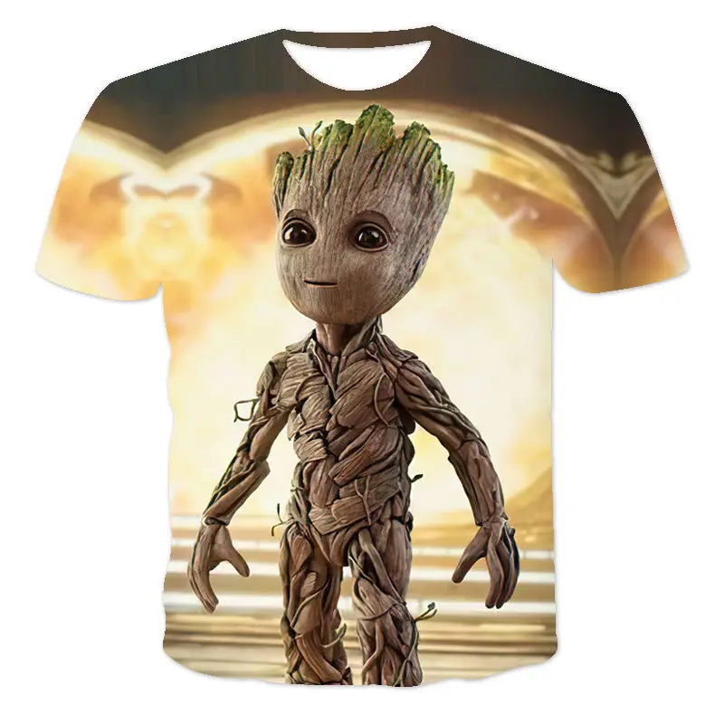 Summer New Men And Women 3D Printing Superhero Groot Movie Guardians Of The Galaxy Pattern Oversized T-Shirt Casual T-Shirt Male
Summer New Men And Women 3D Printing Superhero Groot Movie Guardians Of The Galaxy Pattern Oversized T-Shirt Casual T-Shirt Male