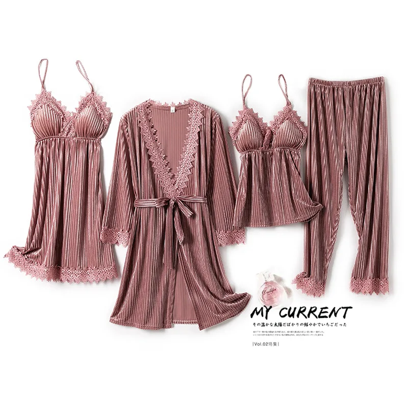 Women Sleepwear Velour Bathrobe Kimono Gown 2021 Autumn New Pajamas Suit Soft Velvet Nightwear Pyjamas Home Clothes
Women Sleepwear Velour Bathrobe Kimono Gown 2021 Autumn New Pajamas Suit Soft Velvet Nightwear Pyjamas Home Clothes