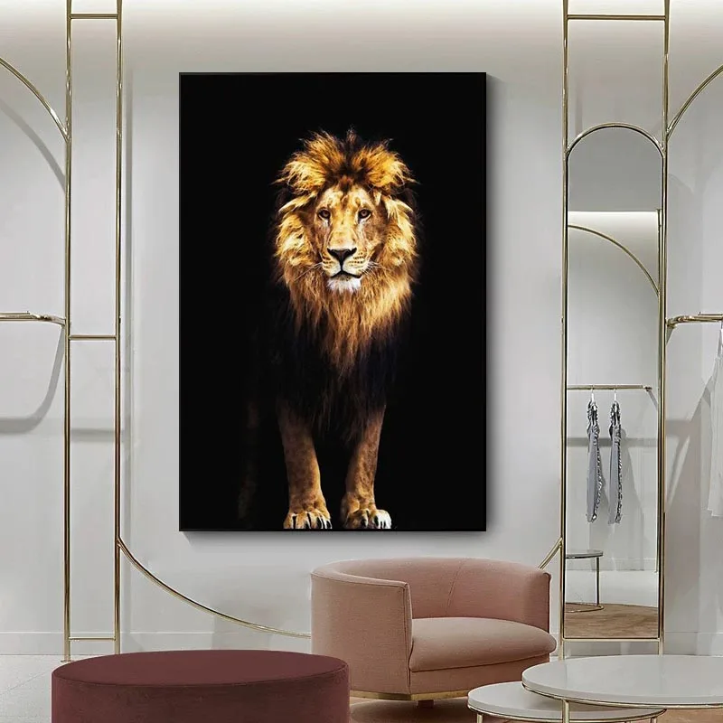 Classic Wild Lions Animal Canvas Art Painting Posters and Prints Lion Wall Art Picture for Living Room Home Decor Cuadros
Classic Wild Lions Animal Canvas Art Painting Posters and Prints Lion Wall Art Picture for Living Room Home Decor Cuadros