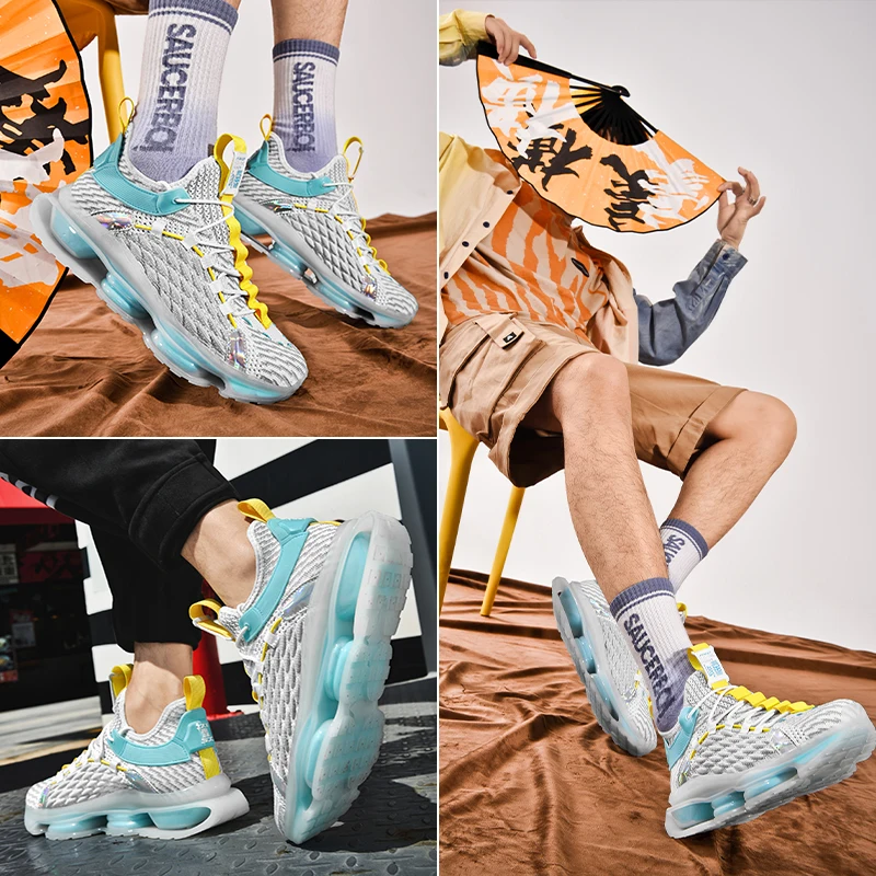 Men's Sneakers 2021 Fish Scale Thick Bottom High Elastic Mesh Breathable Casual Shoes Outdoor Comfortable Fitness Walking Shoes
Men's Sneakers 2021 Fish Scale Thick Bottom High Elastic Mesh Breathable Casual Shoes Outdoor Comfortable Fitness Walking Shoes