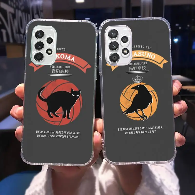 Karasuno Nekoma Phone Case For Samsung A 51 50 52 12 21s 31 40 70 71 note S 20 10 21 ultra plus fe clear coque shell
Karasuno Nekoma Phone Case For Samsung A 51 50 52 12 21s 31 40 70 71 note S 20 10 21 ultra plus fe clear coque shell