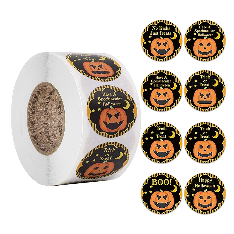500Pcs/Roll Halloween Pumpkin Decor Labels Seal Stickers DIY Gift Paper Sticker New
500Pcs/Roll Halloween Pumpkin Decor Labels Seal Stickers DIY Gift Paper Sticker New