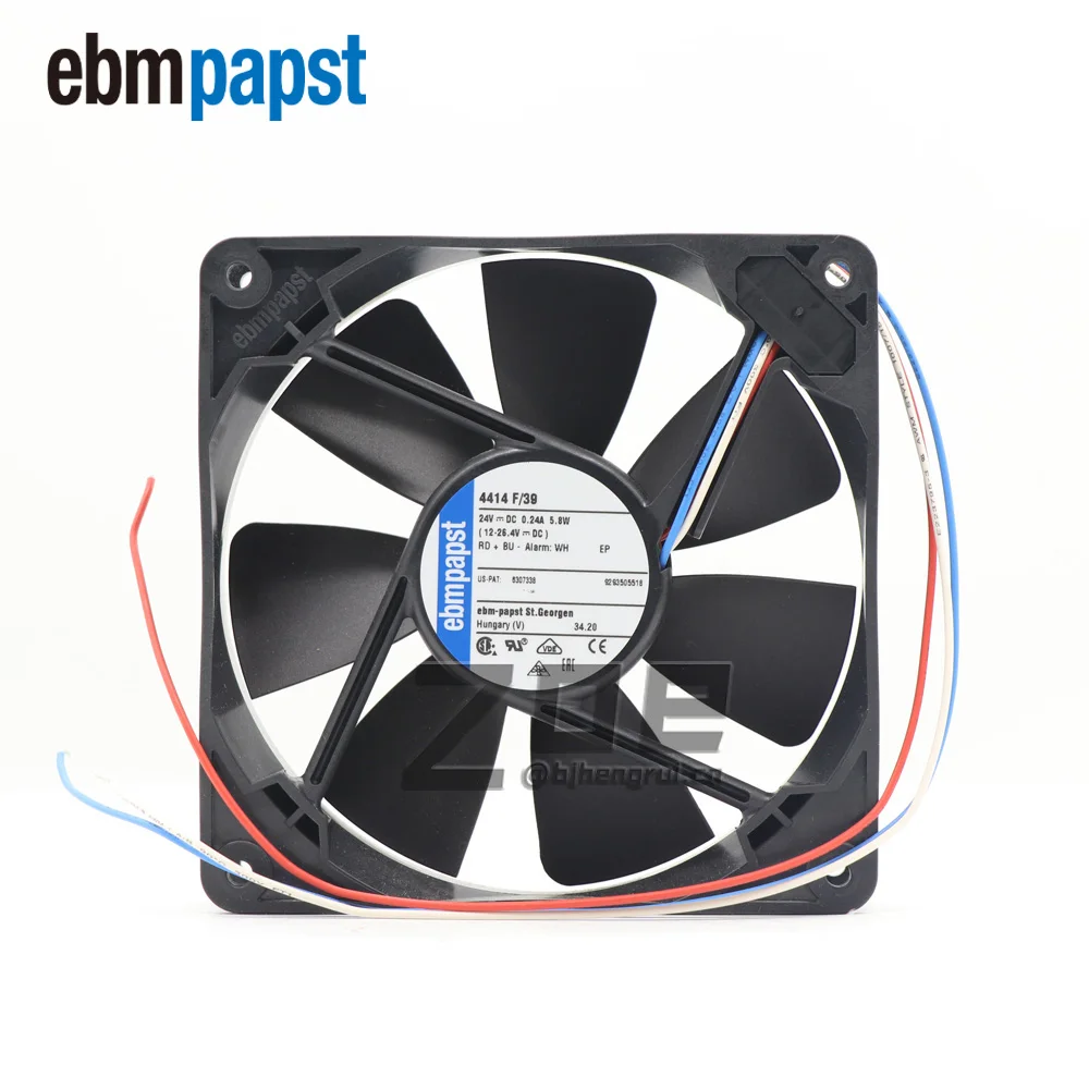 4414F Германия Ebmpapst 12025 DC24V 5,0 W двойной шарикоподшипник Инвертор постоянного тока охлаждающий вентилятор для карбинета и высококлассного инст...
4414F Германия Ebmpapst 12025 DC24V 5,0 W двойной шарикоподшипник Инвертор постоянного тока охлаждающий вентилятор для карбинета и высококлассного инст...