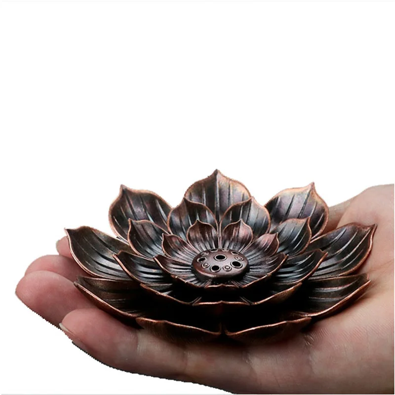 Alloy Incense Burner Stick Holder Buddhism Lotus Line Incense plate Sandalwood Coil Base Temples Yoga Studios Home Decoration #2
Alloy Incense Burner Stick Holder Buddhism Lotus Line Incense plate Sandalwood Coil Base Temples Yoga Studios Home Decoration #2