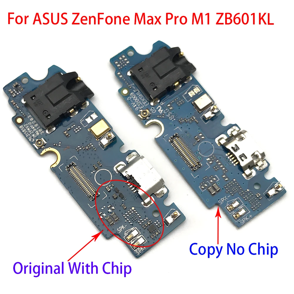 USB коннектор для ASUS ZenFone Max Pro M1 ZB601KL ZB602KL 5 99 дюйма|Шлейфы мобильных телефонов| |