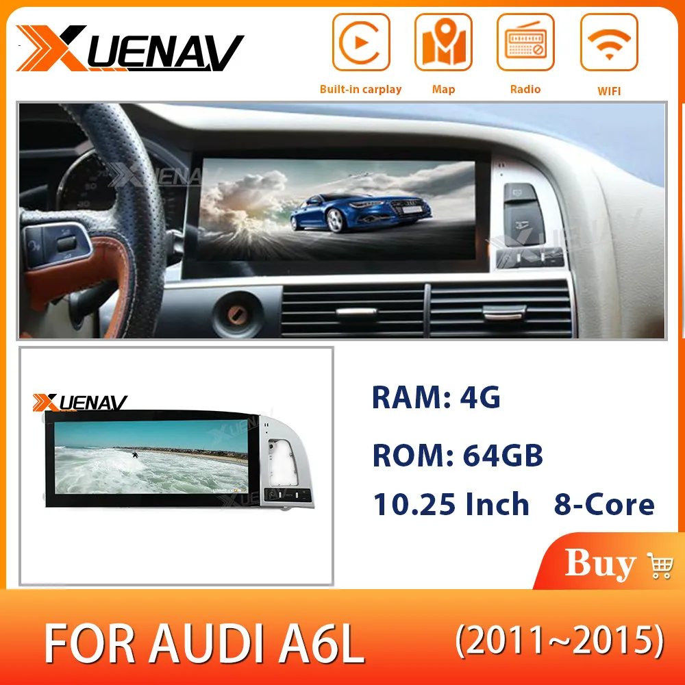 XUENAV 10.25 Inch Android System Car Radio Multimedia Player FOR-AUDI A6L 2010-2011 Car GPS Navigation Autoradio Stereo Player
XUENAV 10.25 Inch Android System Car Radio Multimedia Player FOR-AUDI A6L 2010-2011 Car GPS Navigation Autoradio Stereo Player