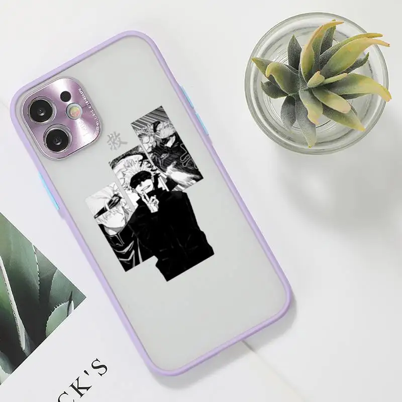 Jujutsu Kaisen Anime Cartoon Phone Case For iPhone 12 11 Mini Pro XR XS Max 7 8 Plus X Matte transparent Purple Back Cover
Jujutsu Kaisen Anime Cartoon Phone Case For iPhone 12 11 Mini Pro XR XS Max 7 8 Plus X Matte transparent Purple Back Cover