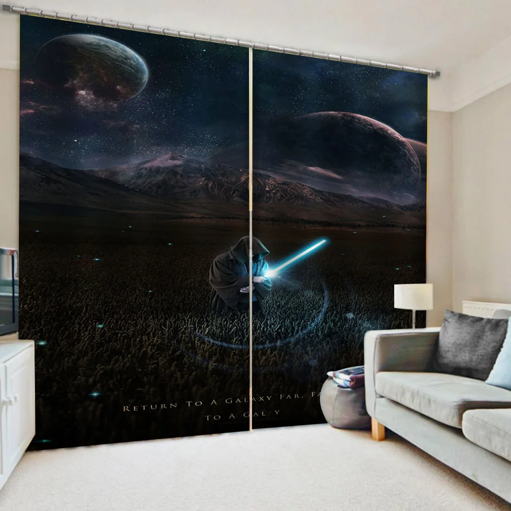 Custom curtain black Starry sky curtains 3D Blackout Curtains For Living room Bedding room
Custom curtain black Starry sky curtains 3D Blackout Curtains For Living room Bedding room