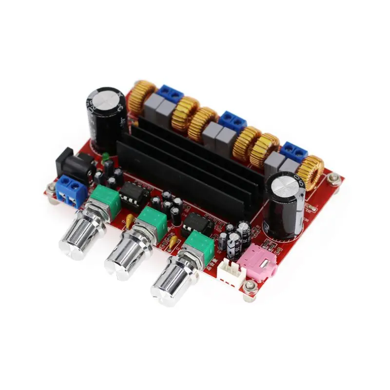 Amplifier Board TPA3116D2 50Wx2+100W 2.1 Channel 12-24V Digital Power Subwoofer X5QC