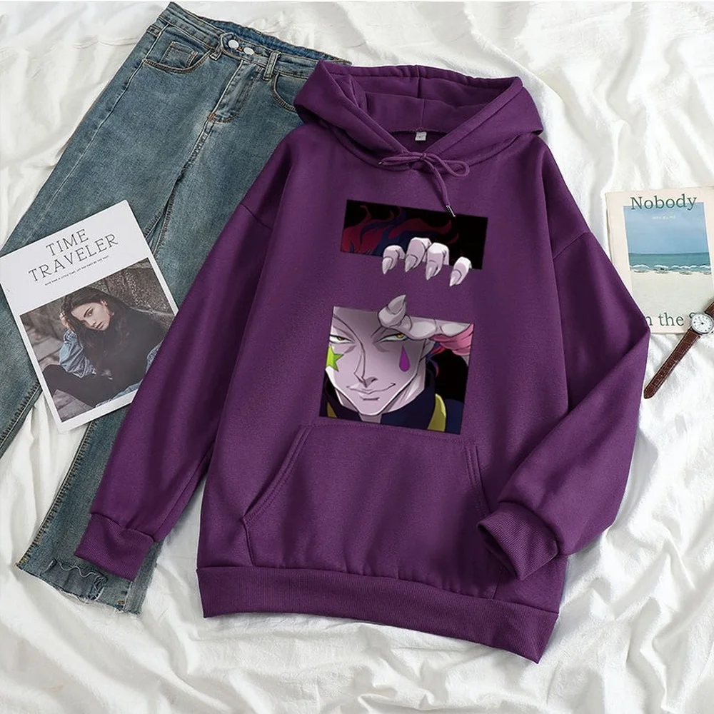 Y2k Топы Осень-зима Goth новая Remera De Hisoka Свободная Повседневная Толстовка с длинным рукавом Толстовка большого размера для пар
Y2k Топы Осень-зима Goth новая Remera De Hisoka Свободная Повседневная Толстовка с длинным рукавом Толстовка большого размера для пар