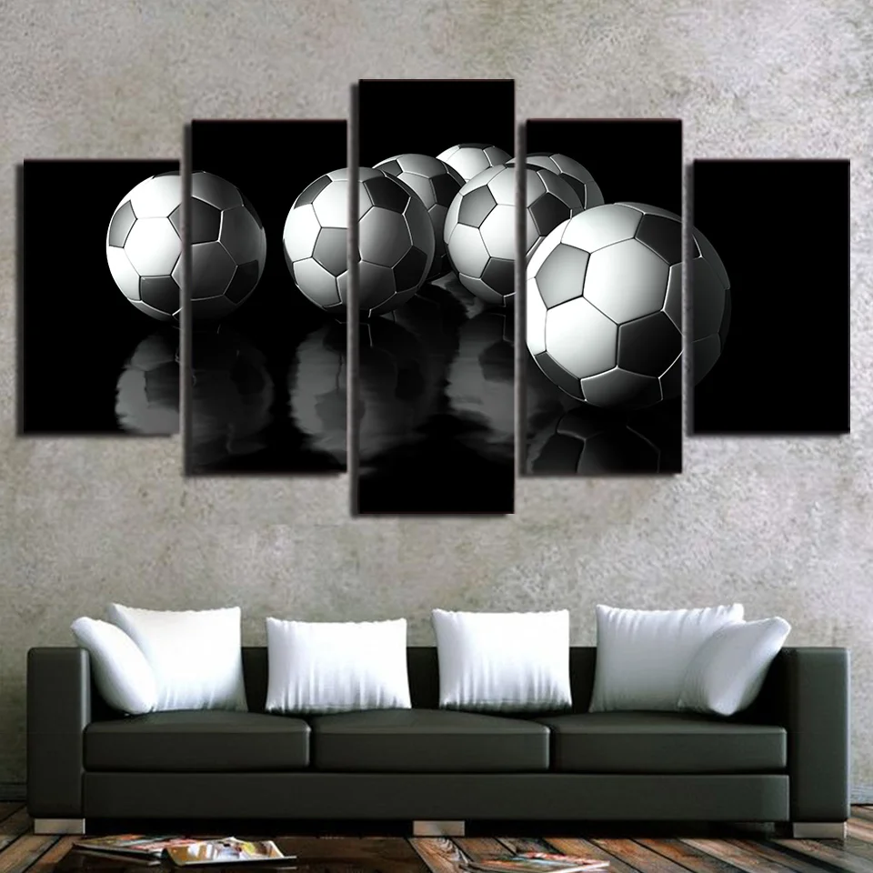 No Framed Canvas 5Pcs Soccer Football Wall Decorative Posters Picture Paintings Home Decor Accessories Living Room Decoration
No Framed Canvas 5Pcs Soccer Football Wall Decorative Posters Picture Paintings Home Decor Accessories Living Room Decoration