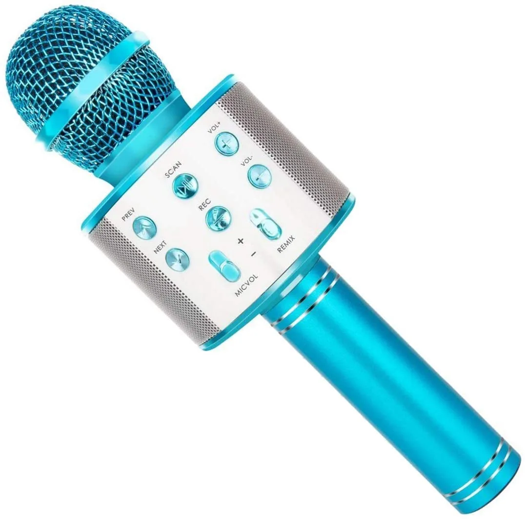 Bluetooth speakers WS858 portable handheld KTV karaoke sing sound treasure their own microphone
Bluetooth speakers WS858 portable handheld KTV karaoke sing sound treasure their own microphone